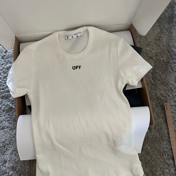 Off white ribbed shirt - Picture 3 of 4